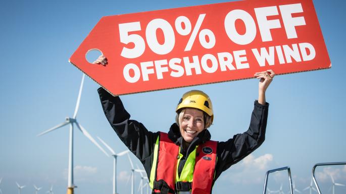 Image for New offshore wind power is now (much) cheaper than nuclear
