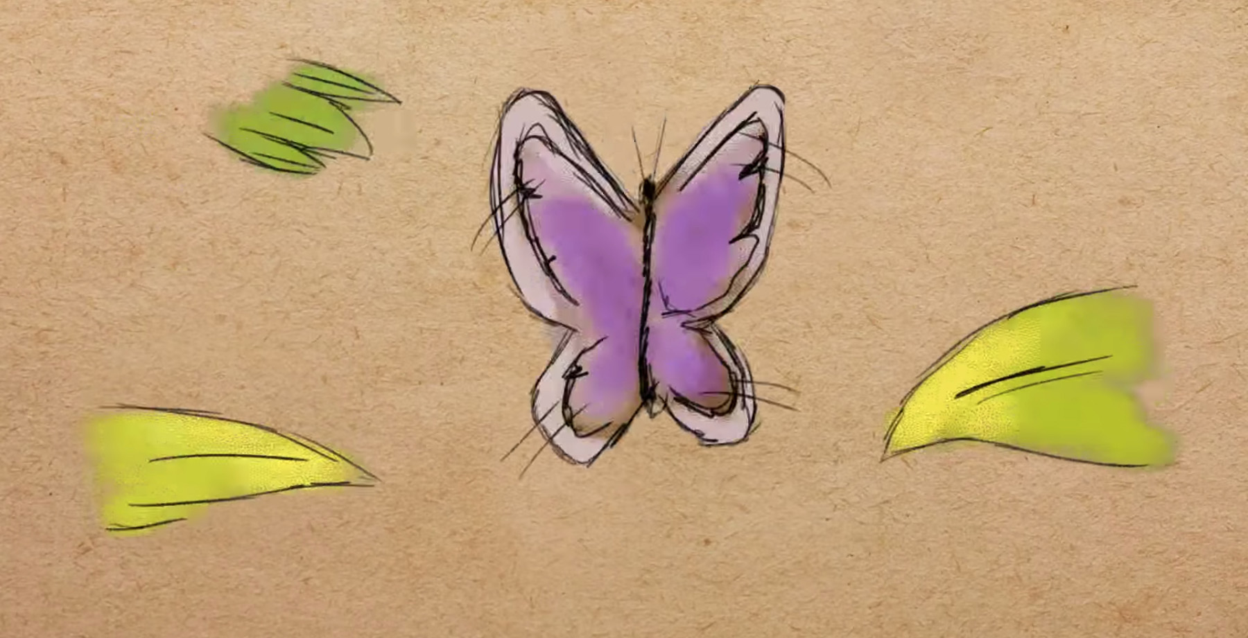 Illustration of a Xerces blue butterfly