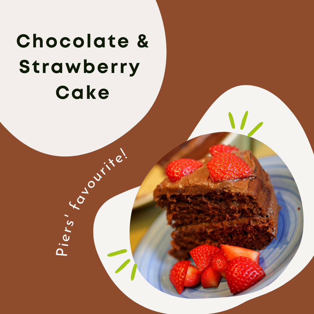 chocolate and strawberry cake