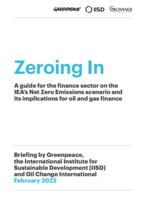 Cover of Zeroing In investor briefing