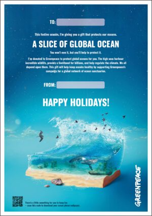 Preview of 'A Slice of Global Ocean' gift certificate.