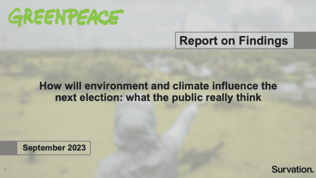 Climate polling report cover