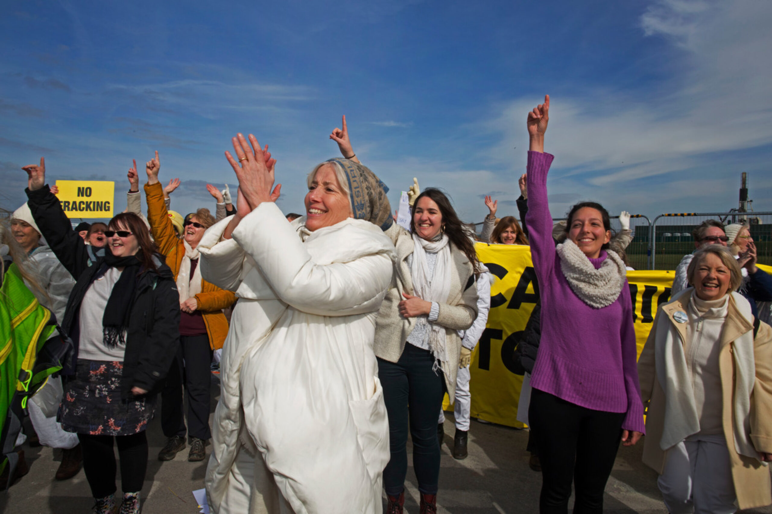 Frack free three freed – Emma Thompson and Greenpeace respond