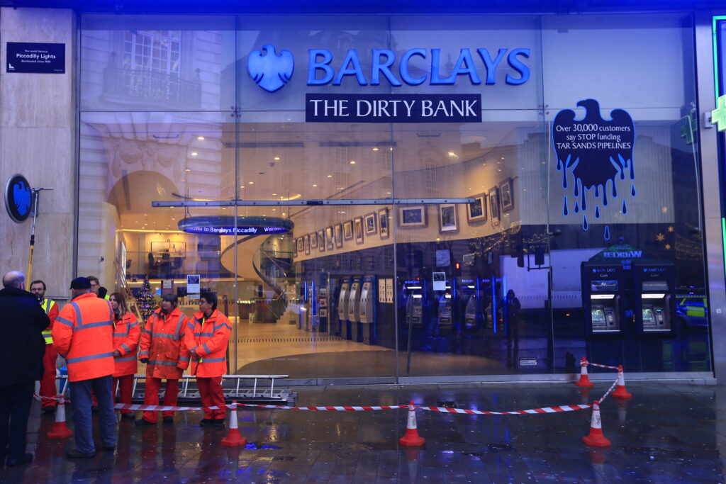 Barclays to continue funding high carbon infrastructure