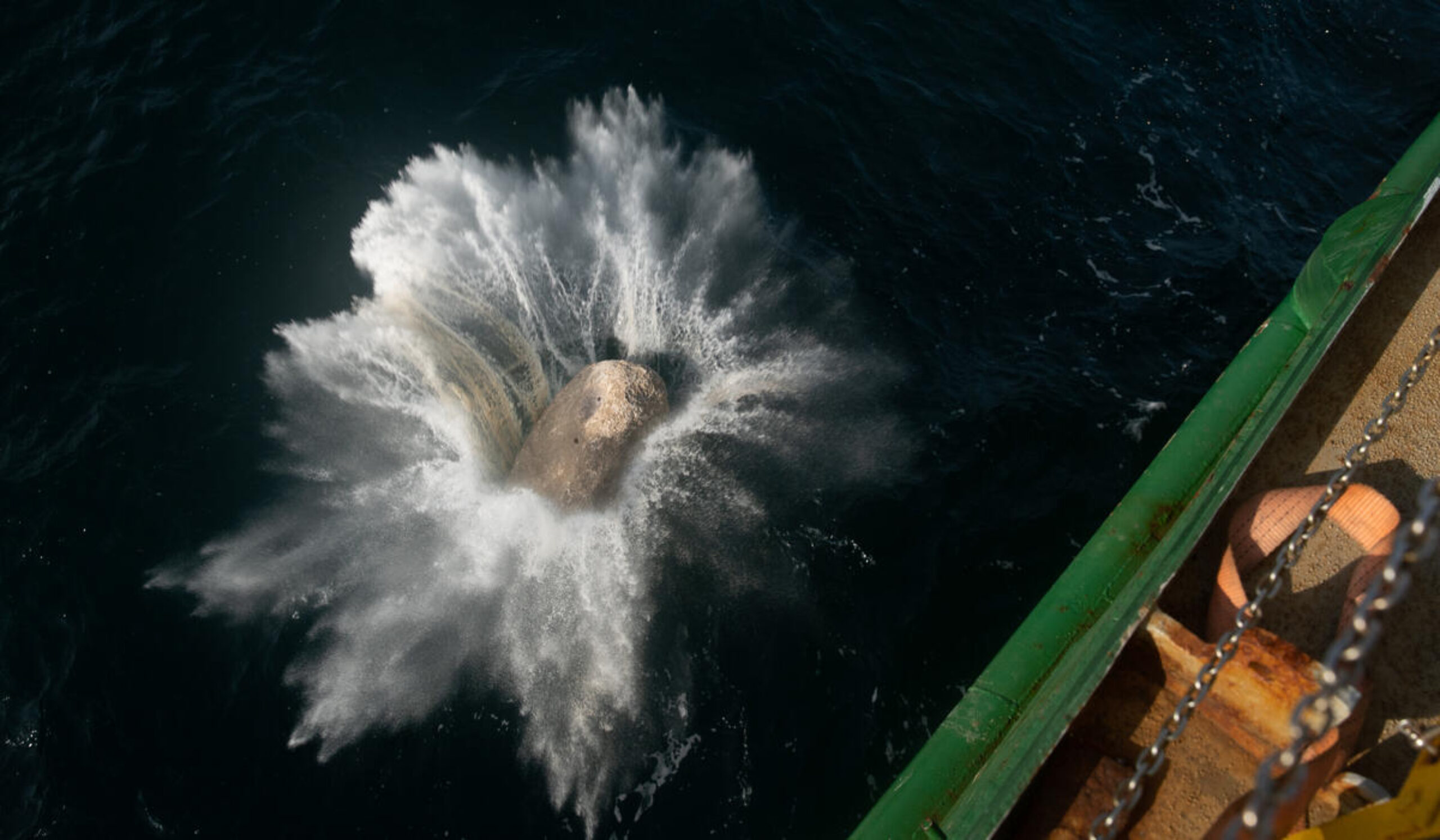 Greenpeace expands boulder barrier in marine protected area as government fails to strengthen safeguards