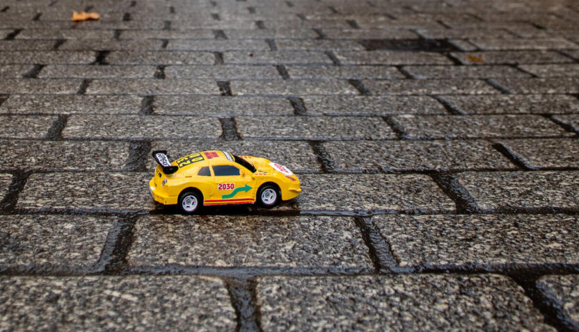 Boris Johnson gets a surprise visit from toy cars