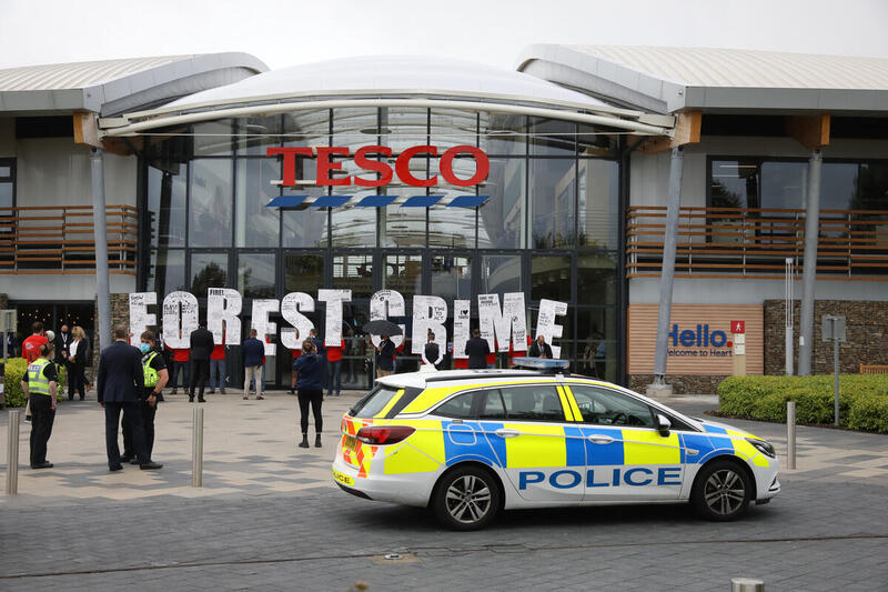 Giant protest at Tesco AGM as 10,000 shoppers say “drop forest destroyers”