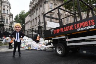 Why Greenpeace left half a tonne of plastic on Boris Johnson’s doorstep ...