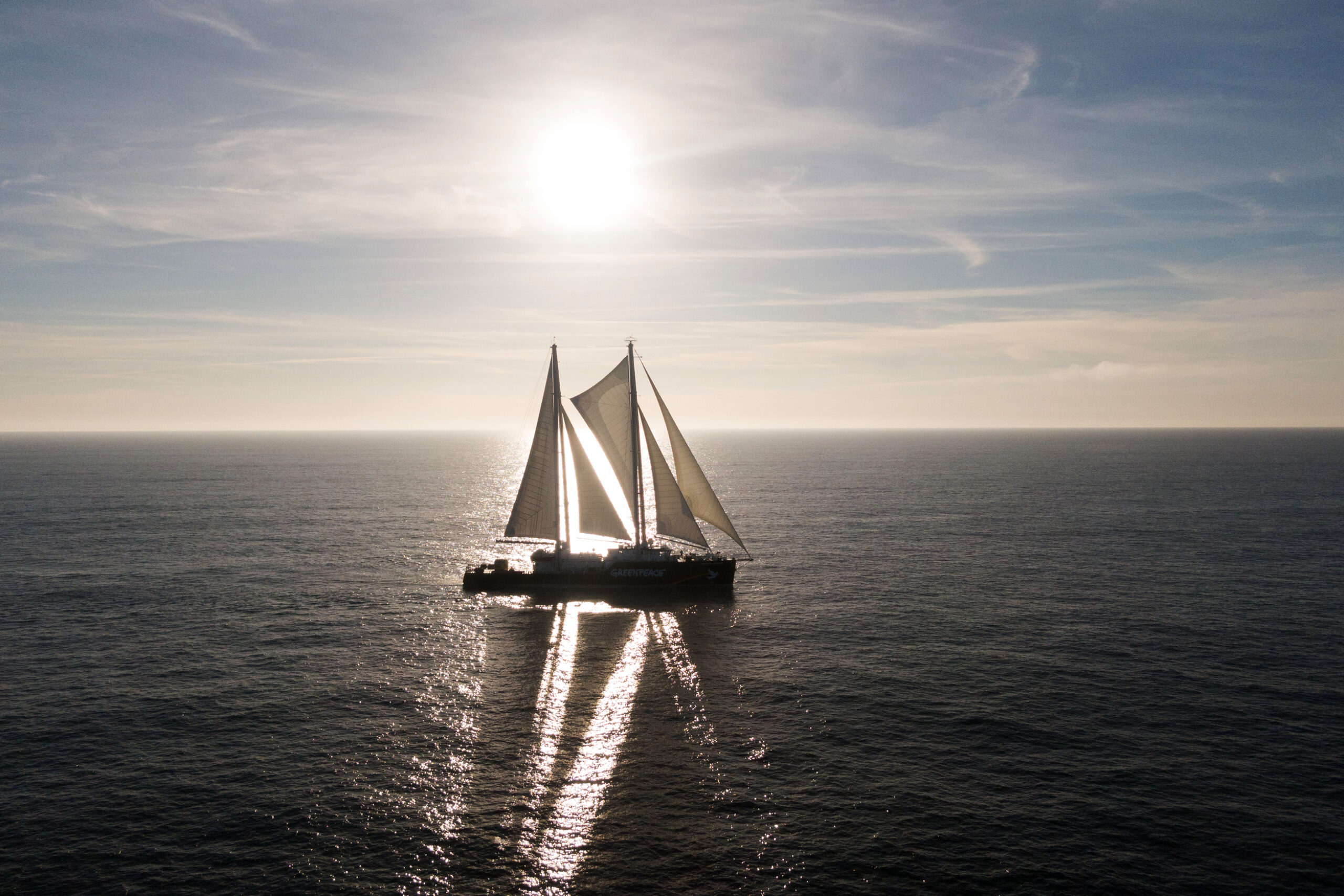 Youth activists sailing to COP26 onboard the Rainbow Warrior ignore warnings from port authorities