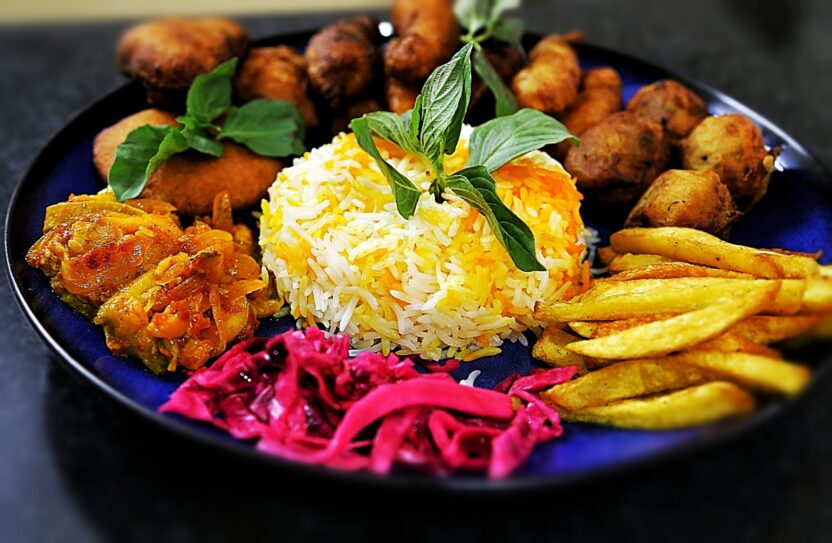 A colourful Indian dish