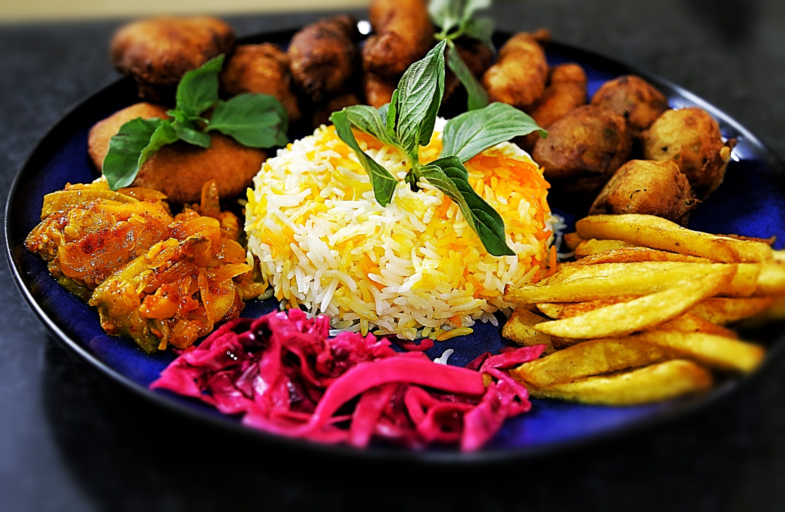 A colourful Indian dish