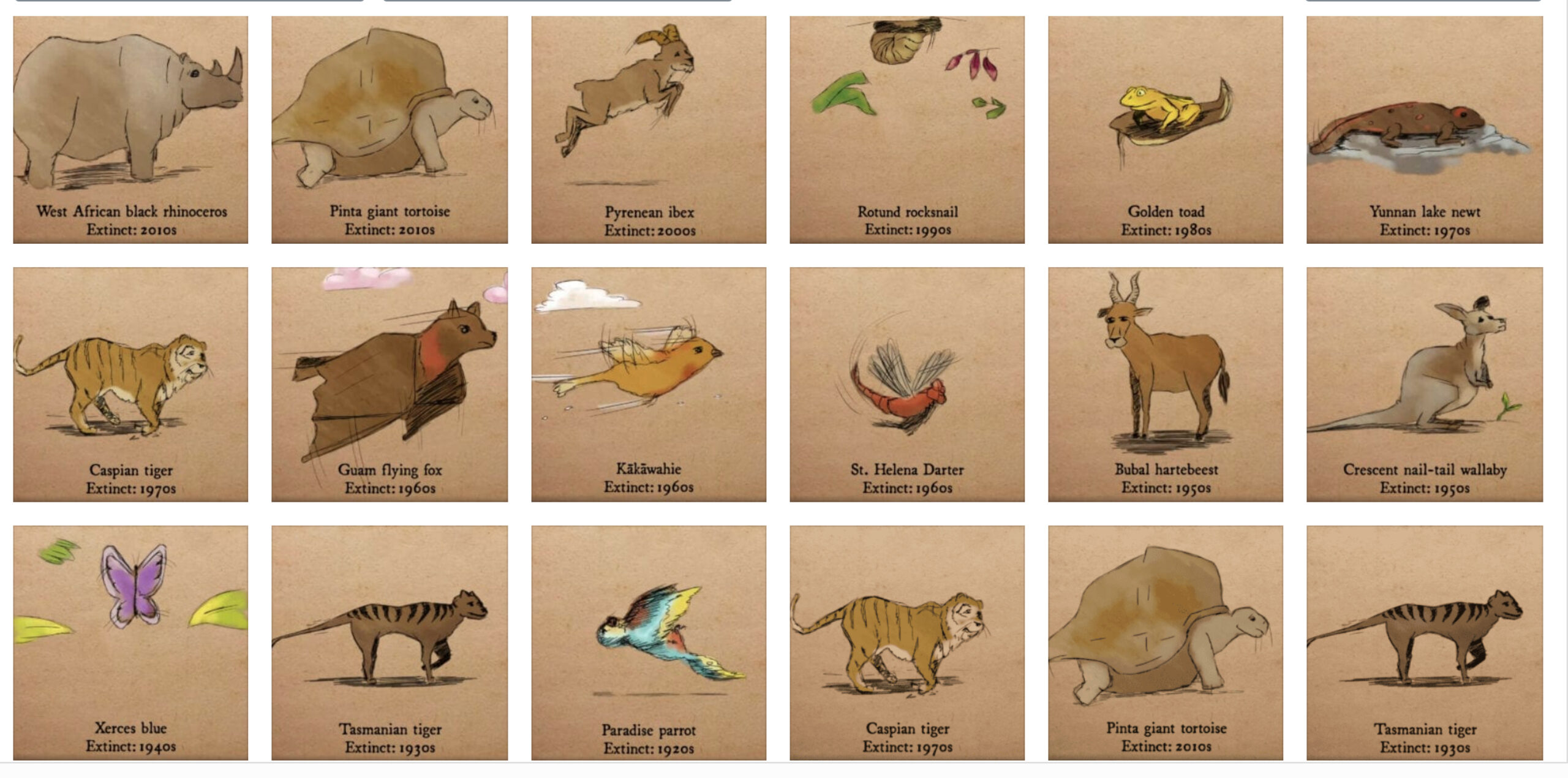 Extinct Animals List In The World 25 Animals That Scientists Want To