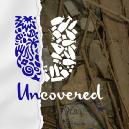 screenshot of cover of Uncovered, Greenpeace report on Unilever's plastic pollution