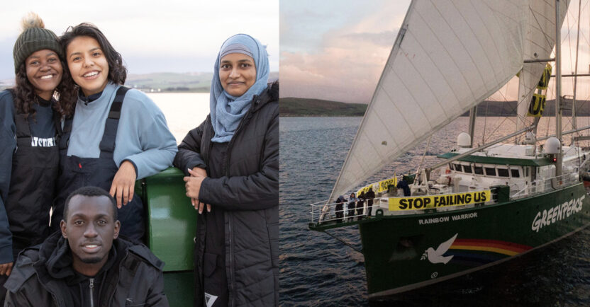 As it happened: youth activists sail to Glasgow and call out world leaders as COP26 gets underway