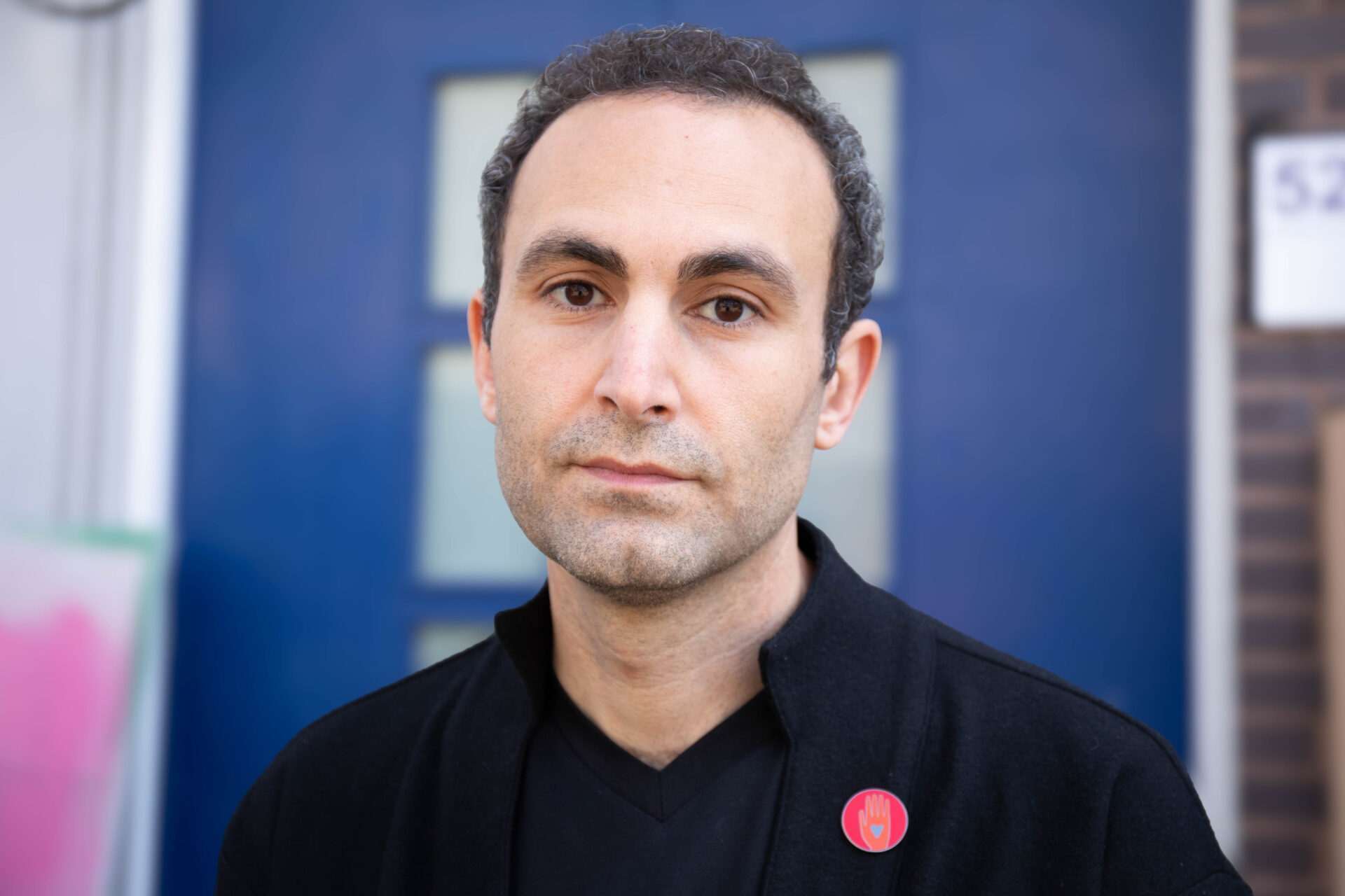 Khalid Abdalla, an actor and pro-Palestine activist.